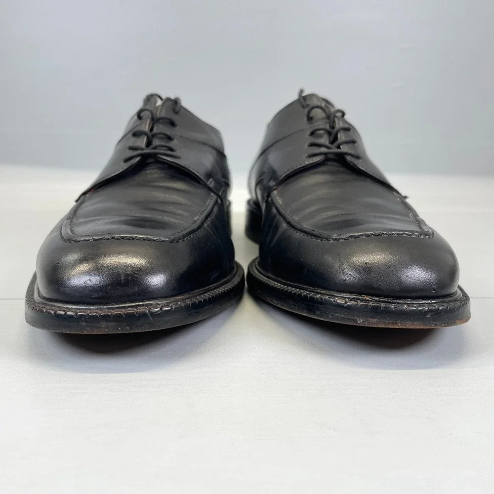 Florsheim Imperial Blucher Oxford Shoes Mens Size 10 D Black Leather Lace Up
